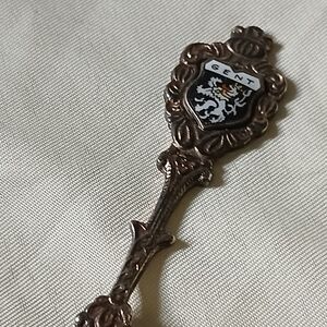 Vintage Holland Gent Crest Souvenir Spoon